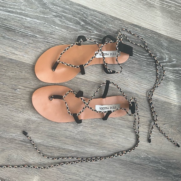 ❌N/A❌ Steve Madden lace up sandals - Picture 4 of 12